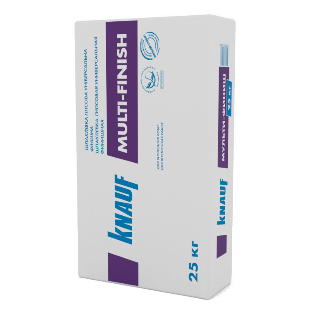 Knauf Мульти-Финиш Шпаклевка гипсовая финишная, 25 кг