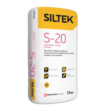 Siltek S-20 Шпаклевка гипсовая финишная, 15 кг