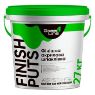 Green Line Finish Puts Шпаклевка готовая акриловая, 16 и 27 кг