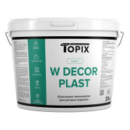 Topix W Decor Plast Acryl Штукатурка декоративная фасадная акриловая, 25 кг