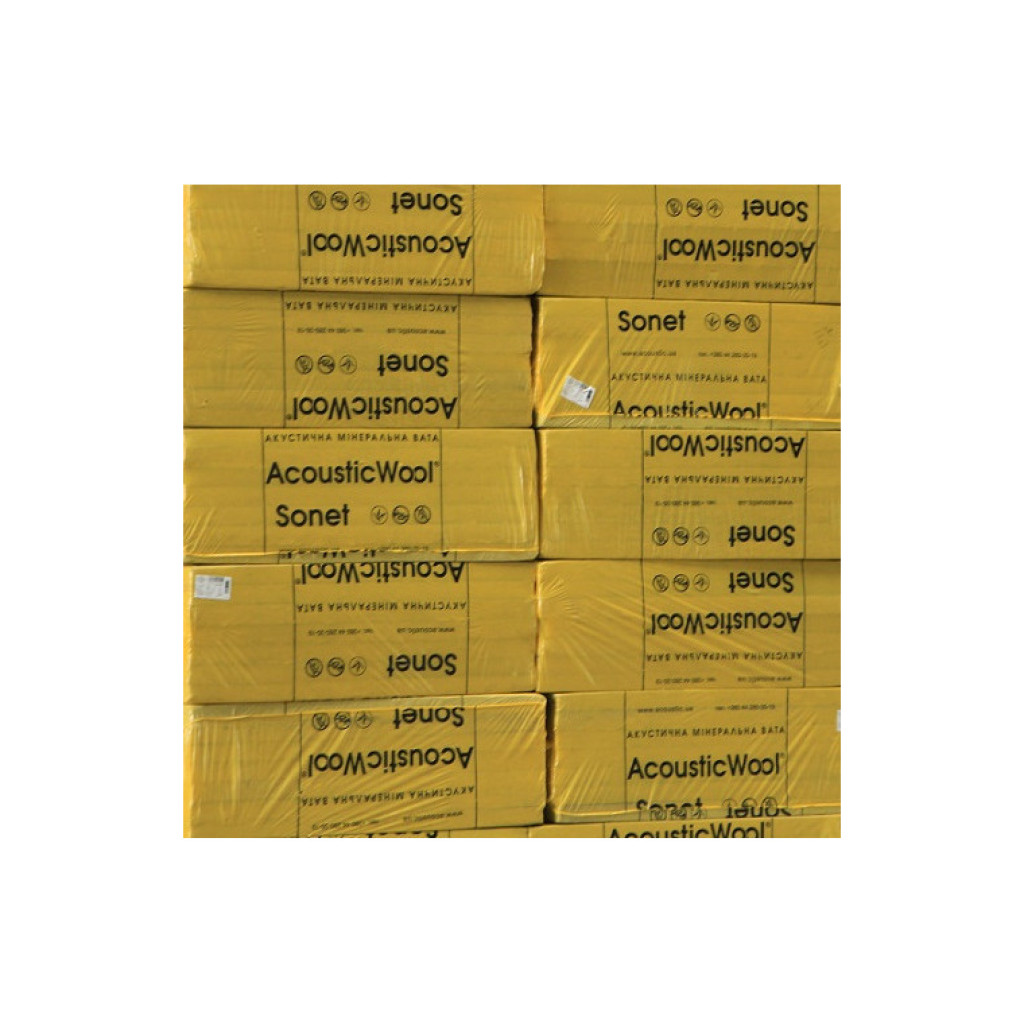 AcousticWool Sonet Акустическая минеральная вата 50*1000*600 мм