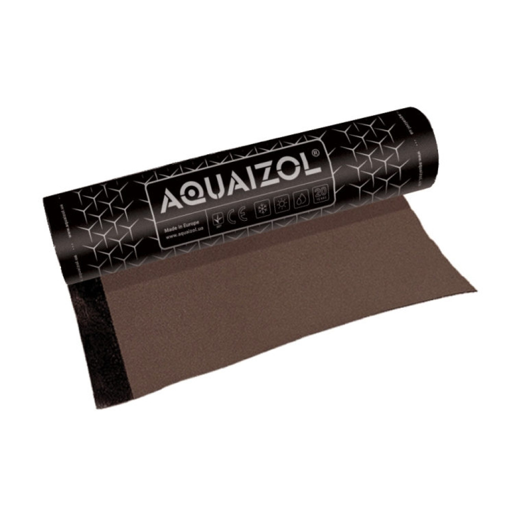 Aquaizol Ендовый ковер Коричневый, 10 м²