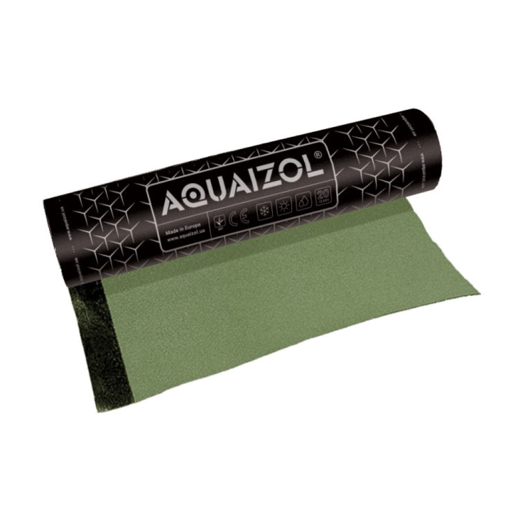 Aquaizol Ендовый ковер Зеленый, 10 м²