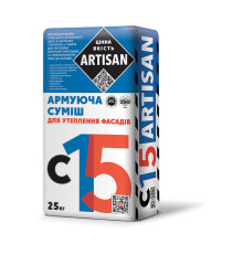 Artisan С-15 Смесь для армирования и приклеивания ППС, ППУ, минваты и пенопласта, 25 кг