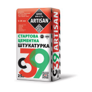 Artisan С-39 Стартовая цементная штукатурка, 25 кг