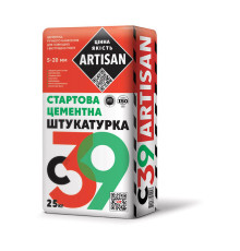 Artisan С-39 Стартова цементна штукатурка, 25 кг