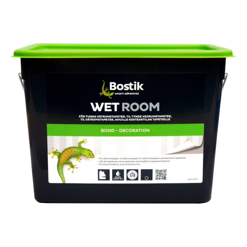 Bostik Wet Room 78 Клей для обоев влагостойкий, 15 л