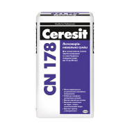 Ceresit СN-178 Легковыравнивающая смесь для стяжек, 15-80 мм, 25 кг