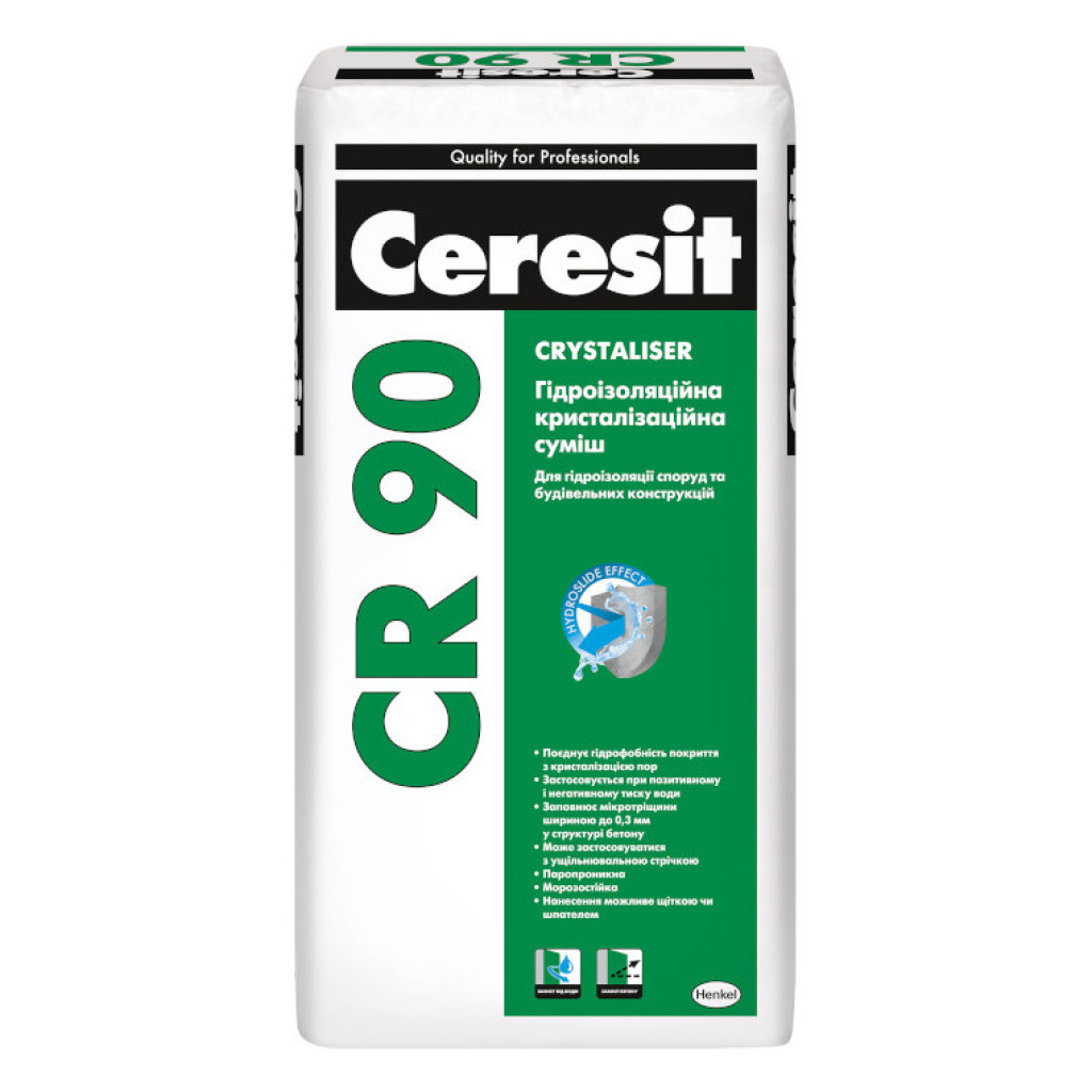 Ceresit CR-90 Crystaliser Гидроизоляционная кристаллизационая смесь, 25 кг