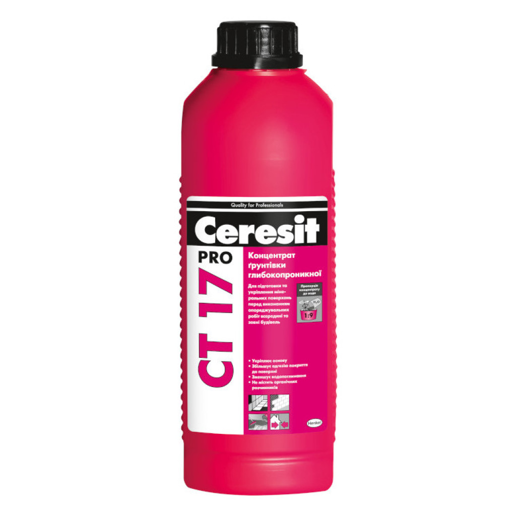 Ceresit CT 17 Pro Грунтовка-концентрат глубокого проникновения, 1 л