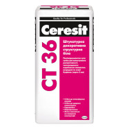 Ceresit CT 36 Штукатурка декоративна структурна біла, 2 мм, 25 кг