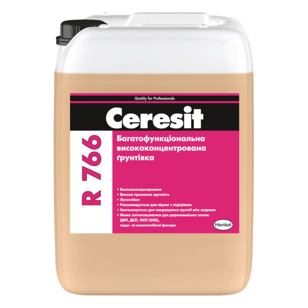 Ceresit R 766 Грунтовка универсальная концентрированная, 2 и 10 л