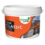 Green Line Fasad Classic Акрилова фасадна і інтер’єрна біла фарба, 10 л