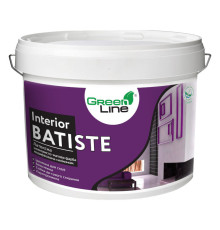 Green Line Interior Batiste Латексно-силиконовая белая интерьерная краска, 10 л