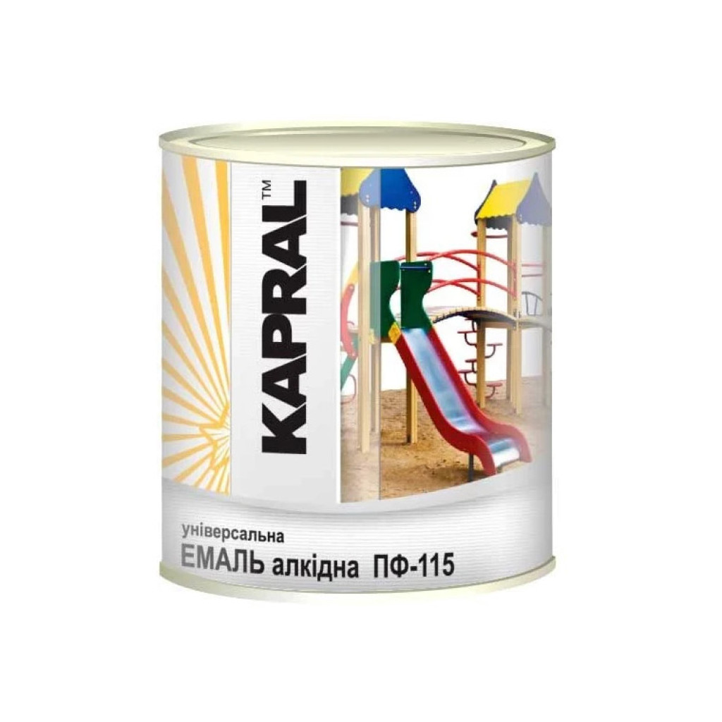 Kapral Эмаль ПФ-115 белая, 2.8 кг