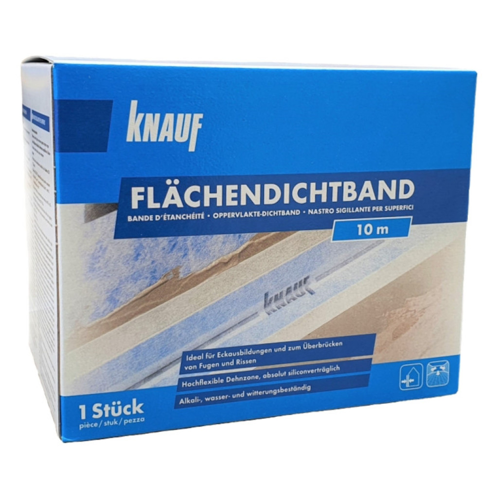 Knauf Флехендихтбанд (Flachendichtband) Лента гидроизоляционная, 10 м