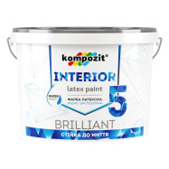 Kompozit Interior 5 Интерьерная акриловая белая краска, 14 кг