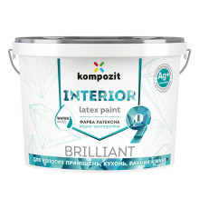 Kompozit Interior 9 Латексная белая интерьерная краска, 4.5 л