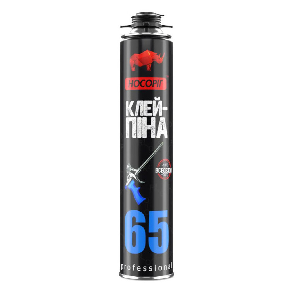 Носоріг Клей піна монтажна всесезонна, 0.9 кг