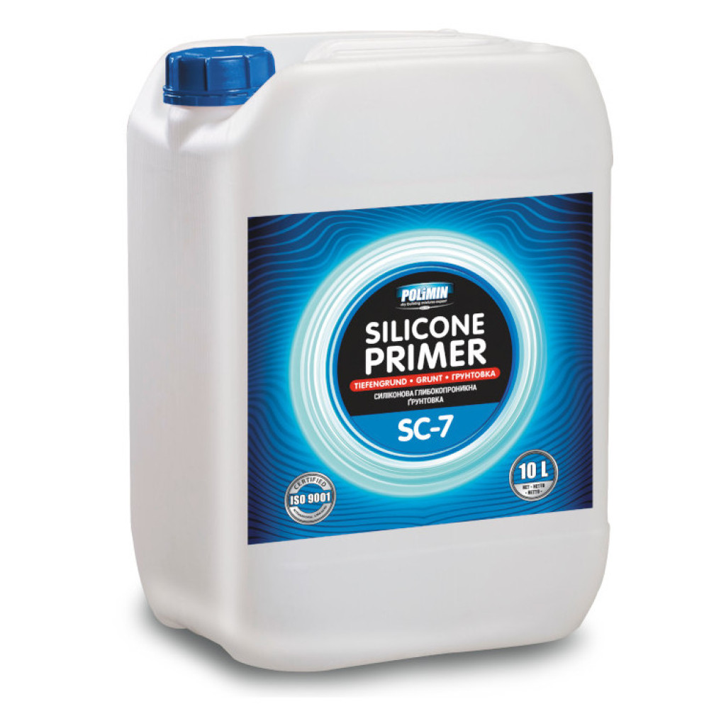 Polimin SC-7 Silicone Primer Грунтовка силиконовая глубокопроницаемая, 10 л