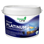 Поліпласт Decor Platinum Штукатурка Баранець декоративна силіконова біла, 25 кг