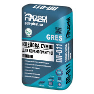 Полипласт ПП-011 Gres Клей для плитки и керамогранита, 25 кг