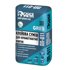 Полипласт ПП-011 Gres Клей для плитки и керамогранита, 25 кг