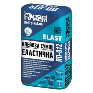 Полипласт ПП-012 Elast Клей для керамогранита и плитки большого размера, 25 кг