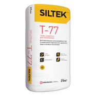 Siltek Т-77 Клей для теплоизоляции и армирования: ППС, ЭППС, пенопласта, минеральной ваты, 25 кг