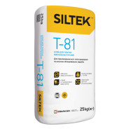 Siltek Т-81 Клей високоэластичный для плитки до 90*90 см, 25 кг