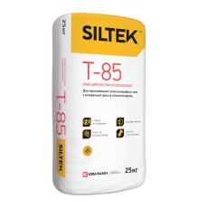 Siltek Т-85 Клей для пеноплекса, полистирола, пенопласта, пенополистирола, стиродура и ваты, 25 кг