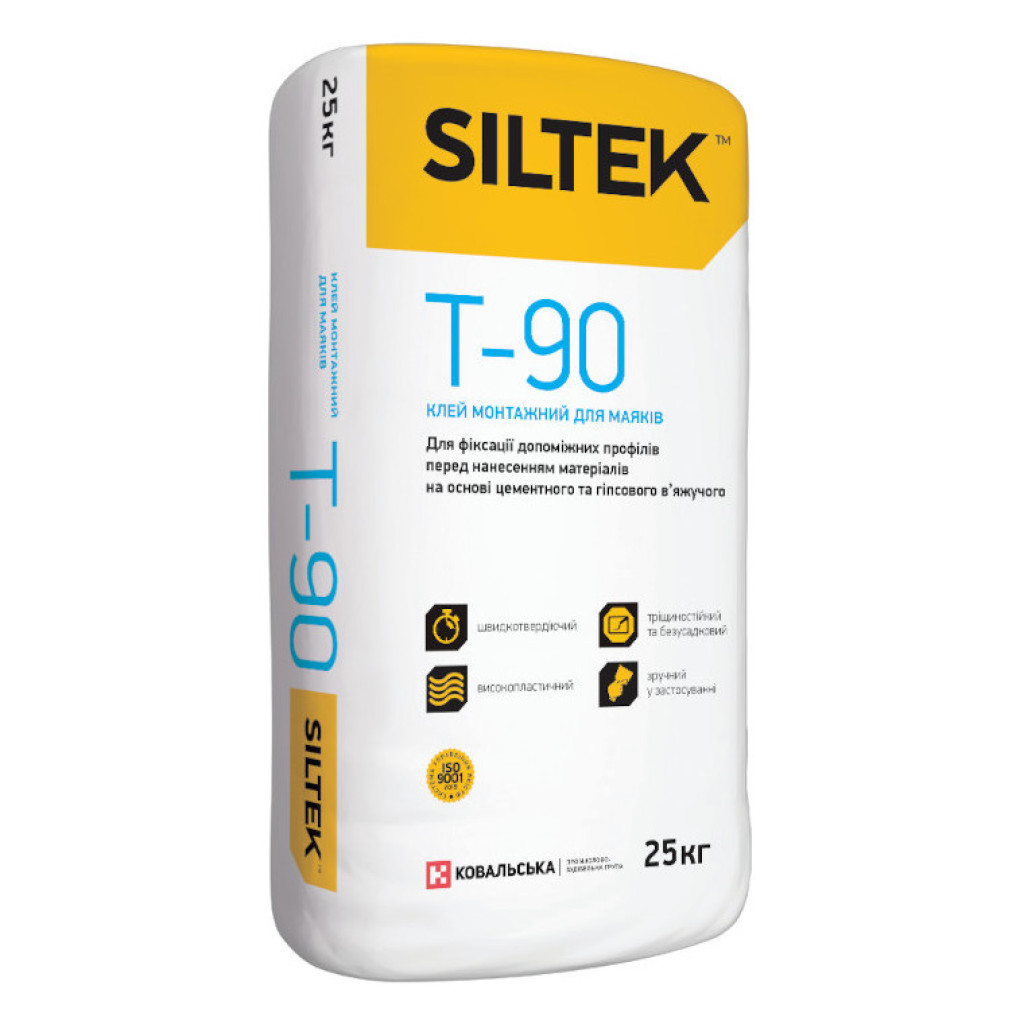Siltek Т-90 Клей монтажный для маяков, 25 кг