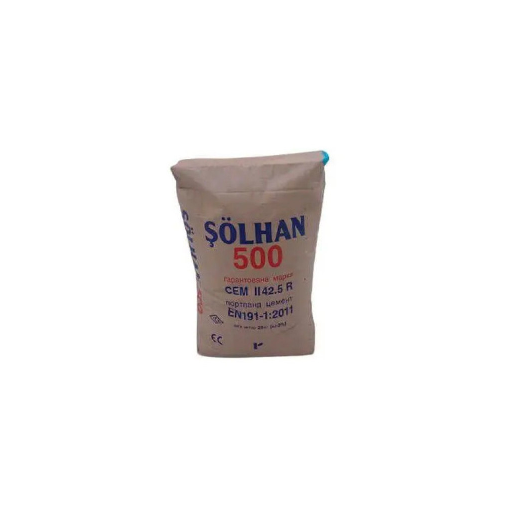 Solhan Портландцемент CEM 500 Турция Д0, 25 кг