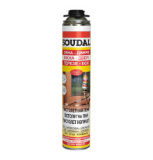 Soudal Клей-піна монтажна пістолетна, 0.75 кг