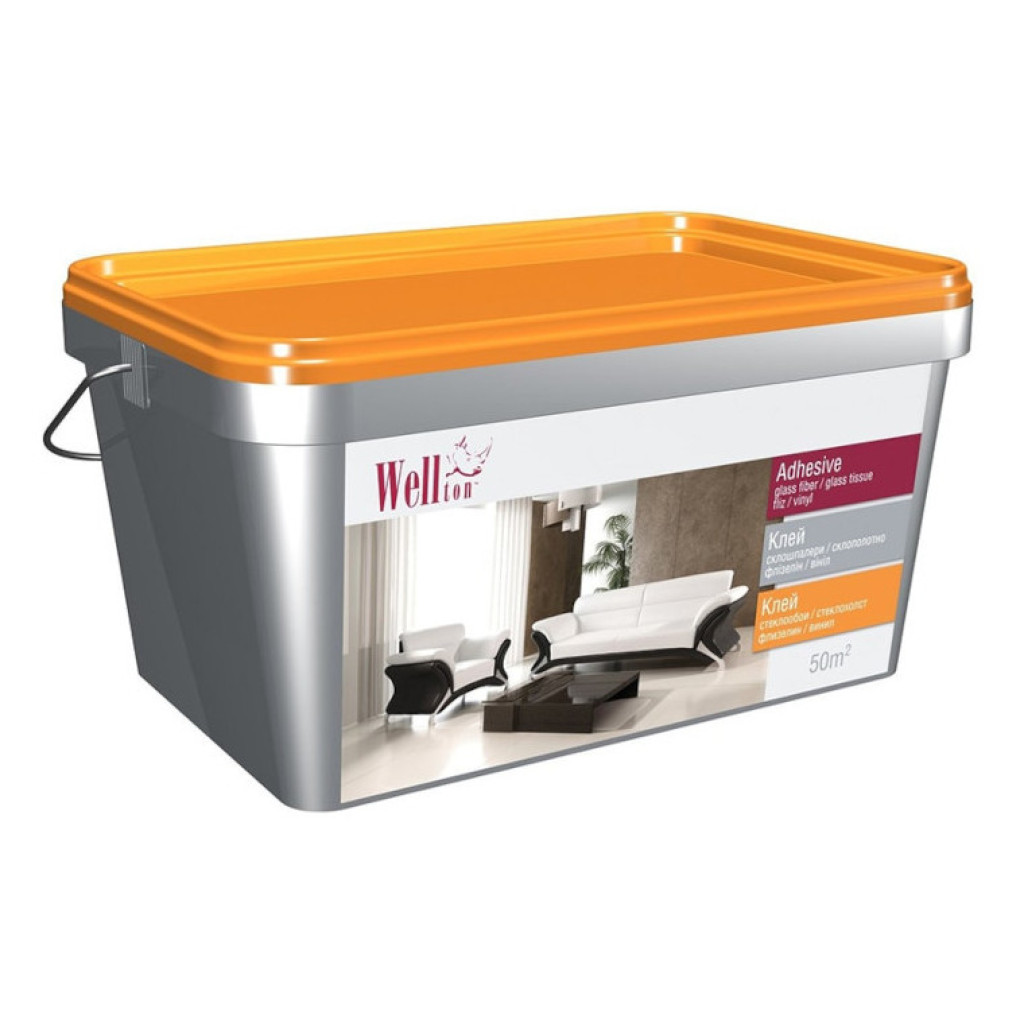 Wellton GW10 Клей для стеклообоев, 10 кг