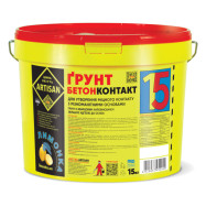 Artisan №15 Бетонконтакт Грунтовка с кварцовым наполнителем, 10 л, 15 кг