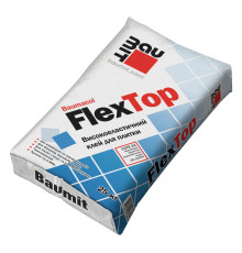 Baumit FlexTop Высокоэластичный клей для плитки, керамогранита, майолики, искусственного и натурального камня, 25 кг