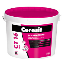 Ceresit CT 16 Pro Qurtzcontact Ґрунт-фарба під декоративні штукатурки та фарби, 10 л