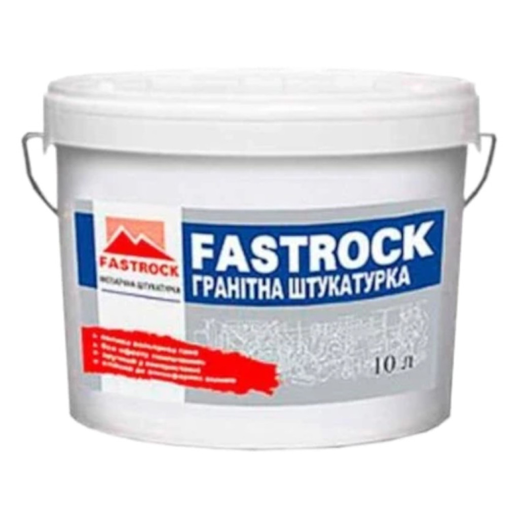 Fastrock Granit Штукатурка мозаїчна декоративна мармурово-гранітна акрилова, 10 л
