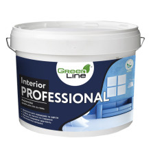 Green Line Interior Professional Акриловая белая интерьерная краска, 10 л