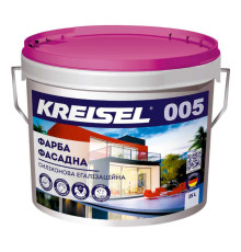 Kreisel 005 A Силіконова егалізаційна фасадна і інтер’єрна біла фарба, 15 л
