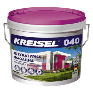 Kreisel 040 Штукатурка Баранець декоративна фасадна силікат-силіконова 1, 2 і 3 мм, 25 кг