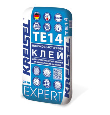 Kreisel TE14 Expert Высокоэластичный клей для керамогранитной плитки и натурального камня, 25 кг