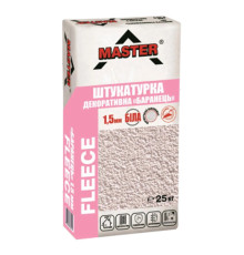Master Fleece Штукатурка Баранець декоративна біла 1.5 і 2 мм, 25 кг