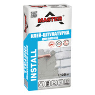 Master Install Клей-штукатурка для пенобетона, 25 кг