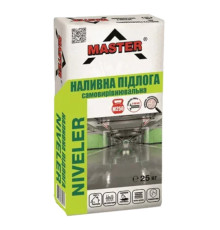 Master Niveler Cамовыравнивающая армированная смесь для пола, 5-50 мм, 25 кг