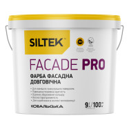 Siltek Facade Pro Латексна фасадна і інтер’єрна біла фарба, 9 л