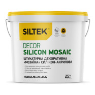 Siltek Decor Silicon Mosaic Штукатурка мозаїчна декоративна силіконова, 25 кг