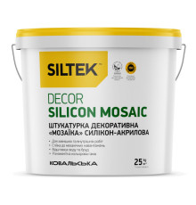 Siltek Decor Silicon Mosaic Штукатурка мозаїчна декоративна силіконова, 25 кг