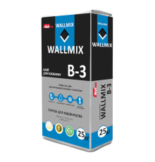 Wallmix B-3 Клей для газоблоку, 25 кг